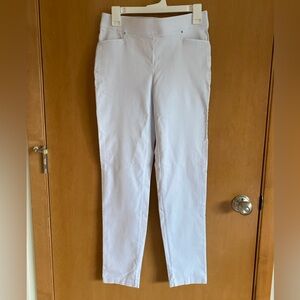 Elegant Women's Straight Leg White Jeans
